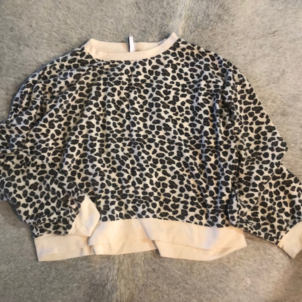 Z supply leopard sweater